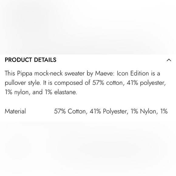 Anthropologie Pippa Mock-Neck Pullover Icon Edition Size XL NWOT - Picture 4 of 13